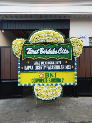 Papan Bunga Duka di Kemayoran