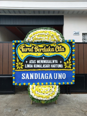 Papan Bunga Duka di Kemayoran