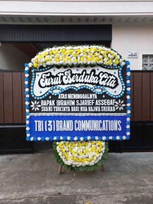 Papan Bunga Duka di Kemayoran